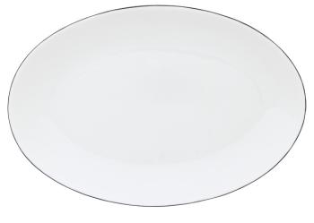 Oval dish small black ink - Raynaud
